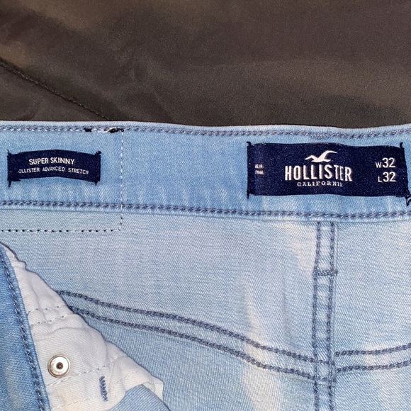 Men’s Hollister Super Skinny Advanced Stretch distressed light jeans 32x32 - Picture 4 of 4
